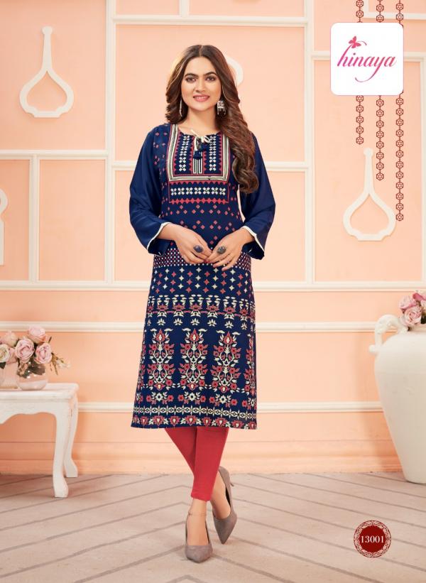 Hinaya Tiara 6 Fancy Rayon Designer Kurti